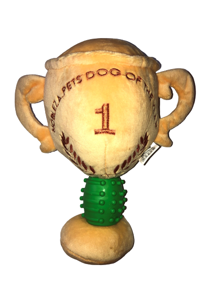 Soft Dog Toy Trophy